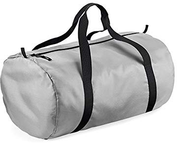 kompatibel mit BagBase Reisetasche, wasserabweisend, 32 Liter One Size (Silber/Schwarz)