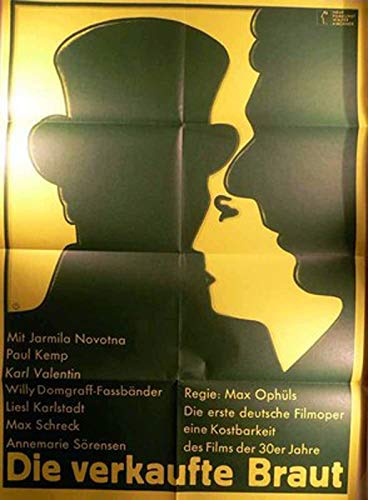 Die verkaufte Braut - Karl Valentin - Filmposter A1 84x60cm gefaltet