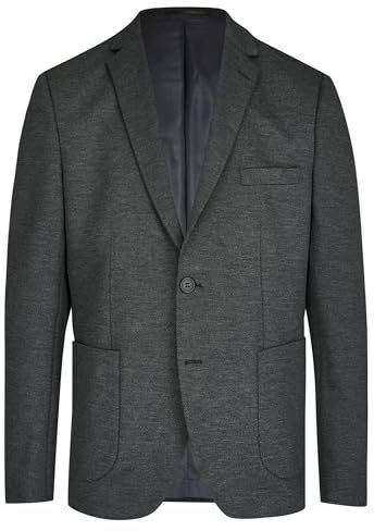 Steffen Klein Classy Gentleman Herren Sakko Jacket Jersey Elastisch Grau Melange