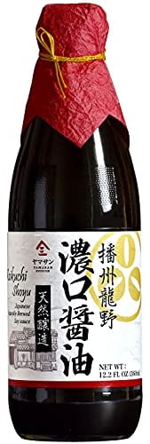 YAMASAN KYOTO UJI Soy Sauce -Artisanal Classic- 500 Days Aged, Japanese Premium Handmade, Naturally Brewed, No Additives, Non-GMO, Made in Japan(360ml)