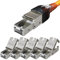 RedStar24 Connettore RJ45 Senza Attrezzi – Connettori di rete CAT6a – Schermato – Plug 8 Pin per Cavo Ethernet CAT7 CAT6, 10 Gbit/s LAN, Facile Installazione 6 pezzi