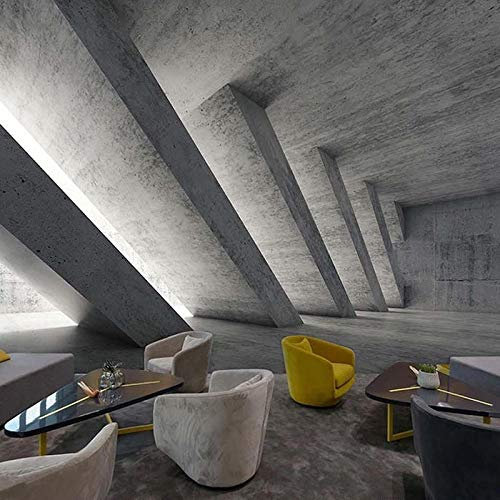 Benutzerdefinierte Fototapete Retro Industrie Wind Zement Asche Erweiterung Raum Wandbild Wohnzimmer Tv Hintergrund Dekoration 3D Wallpaper,400 * 280Cm