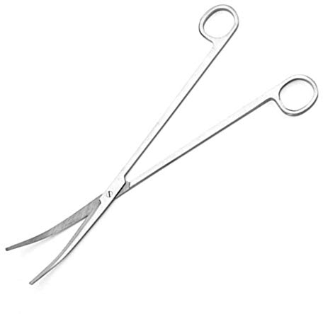 Plant Scissors Stainless Steel Elbow Fish Tank Scissors Fish Tank Cleaning Tool for Fish Tank Aquatic Plants Triming