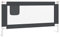 vidaXL Kleinkind Bettschutzgitter Bettgitter Kinderbettgitter Babybettgitter Gitter Kinderbett Babybett Rausfallschutz Dunkelgrau 160x25cm Stoff