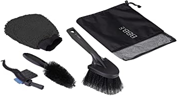 BBB Cycling Fahrrad Reinigungsset mit Kassettenbürste Mikrofaserhandschuh und Reinigungsbürsten FrameSet BTL-190