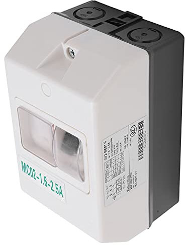 Disjoncteur Interrupteur de Protection Moteur éTanche MC02‑1.6‑2.5A 50/60Hz 220V/380V