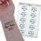 FEENSTAUB Silvester Klebe Tattoo, Mitbringsel Silvester, Idee für Countdown Wundertüte für Kinder, temporäre Tattoos, Inhalt für Silvester Countdown Tüten, Idee für Inhalt Geschenktüte Silvester