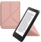 kwmobile Hülle kompatibel mit Kobo Clara 2E / Tolino Shine 4 Hülle - Kunstleder Case - eReader Schutzhülle - Cover Rosegold