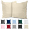 Kissenbezug 65 x 65 Baumwolle Renforcé (2er-Set) - Beige - Dicht gewebt mit 57 Fäden/cm² - Kissenbezüge 65 x 65 cm - Oeko Tex Zertifiziert - Dreamzie