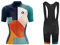 UGLY FROG Completo Ciclismo Donna Estivo Professionale Abbigliamento MTB Set Estivo Manica Corta Maglia Bici da Corsa + Salopette Imbottiti con Gel 20D