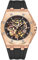 rorios Herrenuhren Unisex Portliche Uhr Mechanische Automatik Uhr Mode Leuchtend Armbanduhr wasserdichte Skelett Uhr mit Silikonarmband für Männer