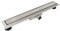 KOLMAN Duschrinne Bodenablauf Komplettset DUPLEX NEXT 160 cm Silber Duschablauf Abflussrinne Dusche