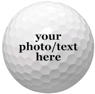 Personalisierte Golfbälle – Individuell Anpassbar Mit Namen, Logo, Bild, Text Und Mehr – Tolles Geschenk Für Männer Und Frauen – Individuelles Golfzubehör – Individuelle Golfbälle, Weiß, Du