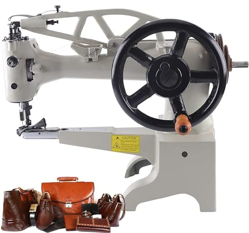 Ledernähmaschine, Handgefertigte Reparatur-Ledernähmaschine, Schuhreparaturmaschine Mit 360-Grad-Nähfuß, Zum Reparieren Dicker Materialien, Schuhe, Leder, Taschen, Zelt