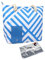 TAOZHUGONG Wein Einkaufstasche, Weintasche mit Getränkespender, Picknicktasche mit auslaufsicherem und isoliertem Fach Auslaufsichere Picknicktasche für Strand Reisen Picknick Camping (Blau - B)