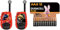 Lexibook Miraculous Ladybug Cat Noir, Walkie-Talkies, Reichweite 2km, Licht-Morse Funktion, Gürtelclip, für Kinder, Batterie,Rot, TW25MI + Duracell Plus Batterien AAA, 12 Stück, langlebige Power, AAA