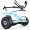 SISIGAD Hoverboard tout-terrain de 8,5 pouces, Hoverboards avec Go-Kart, Bluetooth,Pour Enfants et Adultes