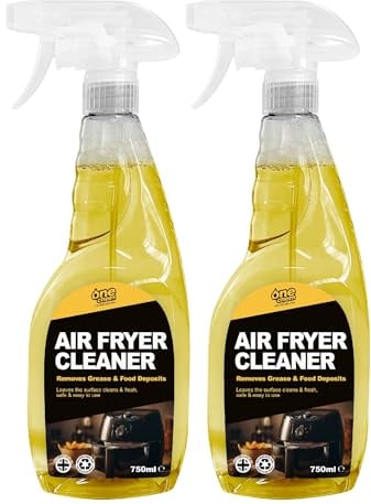 One Chem Professional Air Fryer Cleaner Removes Grease and Food, 2 x 750 ml Bottle