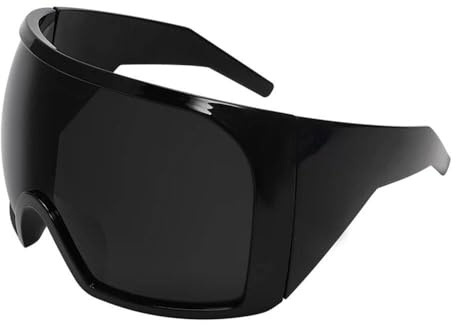 WNCKSQ Übergroße Punk-Einteiler-Sonnenbrille, Sportbrille, Damen, Herren, Sonnenbrille, weibliche Surround-Sonnenbrillen