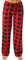 Générique Pantalon Pyjama Carreaux Femme, Bas De Pyjama Femme Chaud et Doux Pantalon De Maison Décontracté Et Confortable Pyjama Femme Hiver Automne, Rouge, L