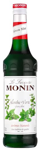 MONIN - Sirop de Menthe Verte pour boissons fraîches et cocktails - Arômes naturels - 70 cl
