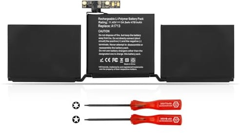 A1713 A2171 Laptop Akku für Mac-Book Pro 13 A1708(Late 2016 Mid 2017) A2159 (Touch Bar 2019) A2289 (Touch/2020) A2338(M1 2020/M2 2022) EMC 3164 2978 3301 3456 3578 8162 MacBookPro15,4 MacBookPro16,3
