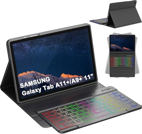 CC Store Keyboard Case for Samsung Galaxy Tab A11 Plus/A9 Plus/A11+/A9+