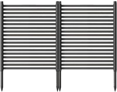 GarveeLife 2er Set Rankgitter Gartenzaun 120x180cm Metall Spalier Rankhilfe, Pflanzengitter Für Blumenbeete Balkon Pool, Balkonsichtschutz