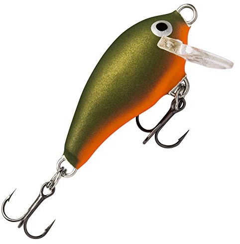 Rapala - Angelköder Mini Fat Rap – kompaktes Angelgerät aus Balsa – Süßwasserköder – Schwimmtiefe 0,9 bis 1,8 m – 3 cm/4 g – hergestellt in Estland
