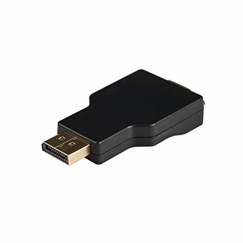 Displayport-Adapter - DisplayPort Stecker - VGA Buchse - 1080p - Vergoldet - Gerade - Rund - ABS - Anthrazit - Box