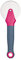 Colourworks CWBRPIZPNK - Rueda cortadora de pizza, Acero inoxidable, color Rosa