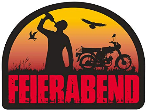Spaß Kostet Aufkleber 2Takt Motorrad Moped Feierabend (Wetterfest)