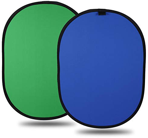 Konseen Chromakey - Fondo de pantalla plegable (150 x 200 cm), color verde