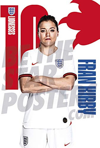 England Lionesses Fran Kirby/Francesca Kirby A3 Poster Women’s Forward World Cup Official Licensed Football Poster