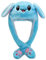 Yixda Lustige Tiermütze Warm Plüsch Mütze Paws Ohren Wintermütze Hut (Blau Hase)