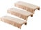 B Baosity 3X Drap de Lit Housse Spa Massage Traitement Table de Lit Drap Housse de Protection pour Tables de Massage 80x190cm
