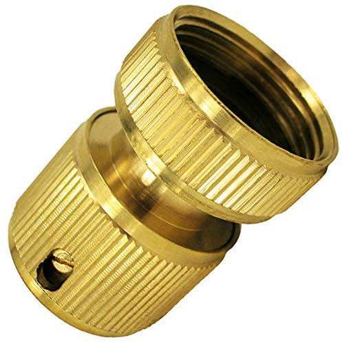 Qualitäts Stecksystem aus Messing für Gartenschlauch Kupplung Stecker passend Easy Klick Gardena | alle Ausführungen einfach auswählen >>> Hahnanschluß 3/4 Zoll IG mit Buchse für Stecksystem