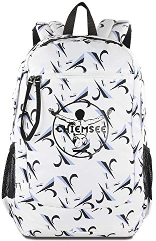Chiemsee Surf n Turf Rucksack Medium für Damen und Herren – 15 Zoll Laptopfach – Hochwertiger Männer Laptoprucksack – Business Arbeitsrucksack Alltagsrucksack, Weiß