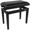 Audibax KB600 Black Banco para Piano Teclado Ajustable Regulable. Acolchado
