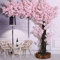 Künstliche Kirschblütenbäume Hellrosa Bogen Rosa Gefälschte Sakura-Blume Indoor Outdoor Home Office Party Seidenblume Baum,1.6×1m