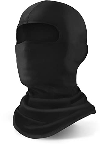 YESLIFE Balaclava Black Ski Mask for Men and Women, Winter Face Mask, Shiesty for Skiing, Snowboarding & Motorcycle, Black