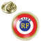 Badgmania Pin's Doré 20mm Cocarde Bleu Blanc Rouge RF Maire Ecriture position haute Logo 18mm Pins Bouton Epinglette