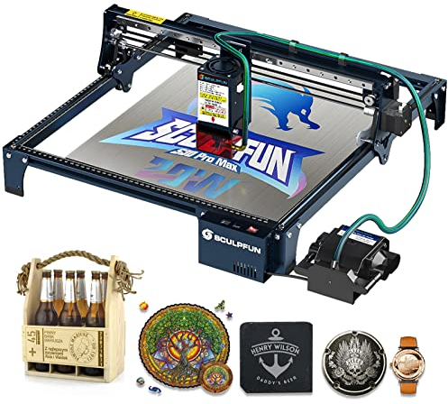 SCULPFUN S30 Pro Max Laser Graviermaschine, Upgraded Lasers 20w Laser Cutter Automatisch Kontrolle Air Assist, Zubehör kaufen Max 935 x 905 mm Metall Lasergravierer für DIY/Wohnkultur