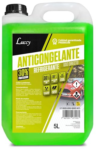Anticongelante Coche Orgánico Long Life, 30% Verde, 5L