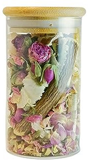 Duft Potpourri Rose im Gewürzglas LandLuft Raumduft Dekoration 100% Natur 100% naturreine ätherische Öle und getrocknete Blüten