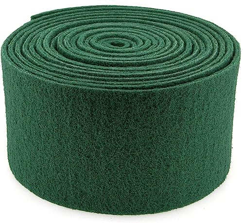 Rollo Estropajo Fibra Abrasiva 15 Centímetros 6 Metros (Verde)