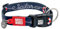 Max & Molly Weich Gepolstertes Neopren-Hundehalsband mit Smart ID Gotcha! QR Haustier-Sicherheitsmarke, langlebig, wasserdicht, geruchlos, maschinenwaschbar, Halsband für Hunde, Matrosenmuster, L