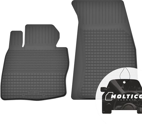 moto-MOLTICO Vorne Gummimatten Auto, 2-teiliges Set, Allwetter Gummi Fußmatten mit Rand, Antirutsch & Wasserfest Autoteppiche - passend für Hyundai Tucson III ab 2015