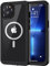 Lanhiem für iPhone 13 Pro Max Hülle, IP68 Wasserdicht [Kompatibel mit Magsafe] Handyhülle iPhone 13 Pro Max Magnetisch Case 360 Grad Panzerhülle Outdoor Stoßfest Schutzhülle, Schwarz
