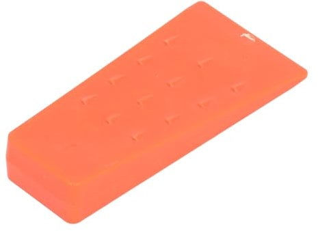 YWBL-WH Baumfällkeil mit Gezackten Widerhaken, 5,5-Zoll-Holzfällkeil, Spaltkeil, ABS-Keile für Sicheres Fällen von Bäumen (ORANGE)